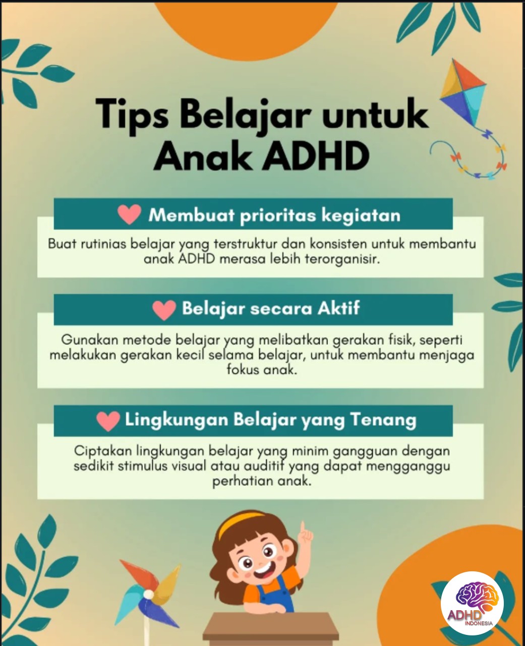 Strategi Belajar yang Cocok untuk Anak ADHD di Kabupaten Boyolali
